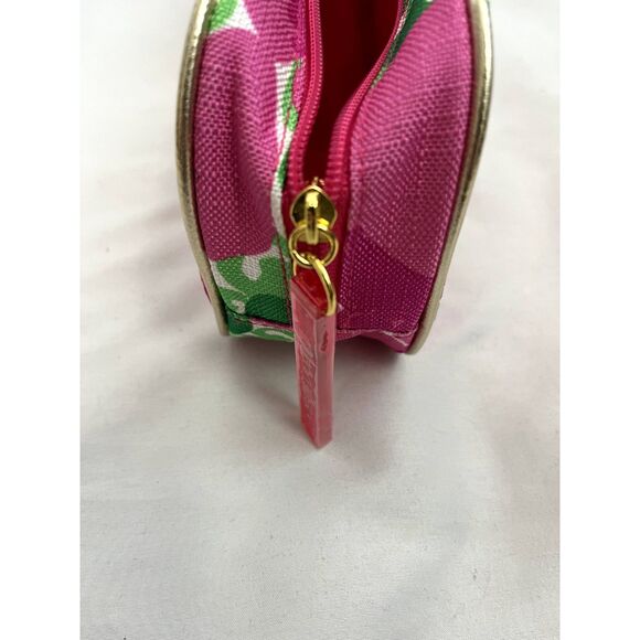 Lilly Pulitzer for Estee Lauder Pink Cosmetic Bag Floral Barbiecore Cute Case - Picture 4 of 9